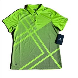 nwt stormtech H2X Dry short sleeve polo Golf woman’s shirt green
